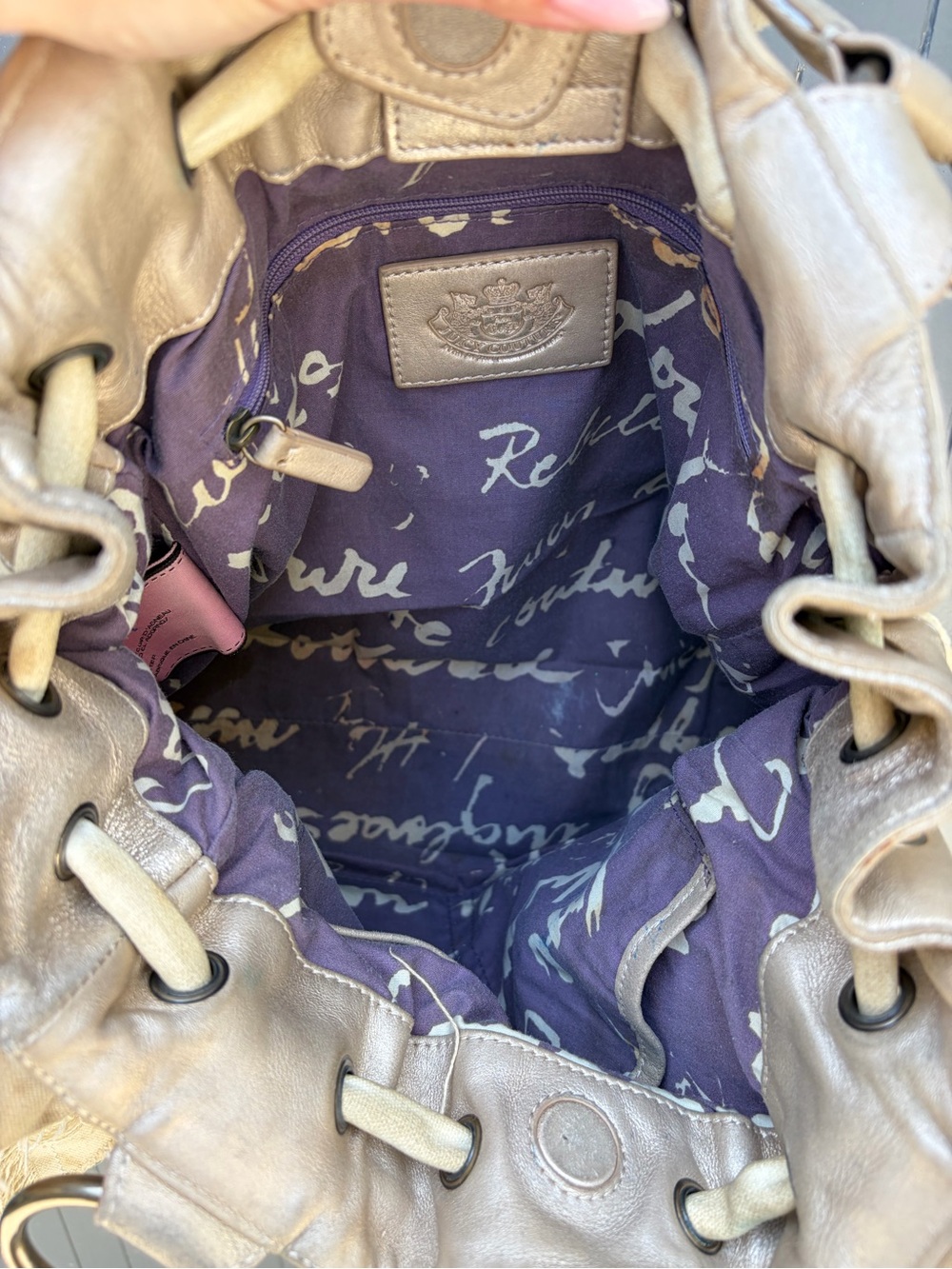 2009 Juicy Couture Velour Bag - Picture 7 of 12